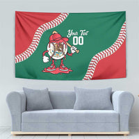 Mexico 2026 Baseball Custom Tapestry Go Champions Drip Style