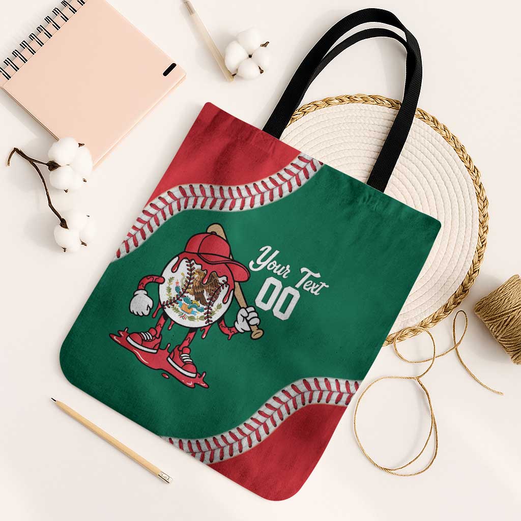 Mexico 2026 Baseball Custom Tote Bag Go Champions Drip Style