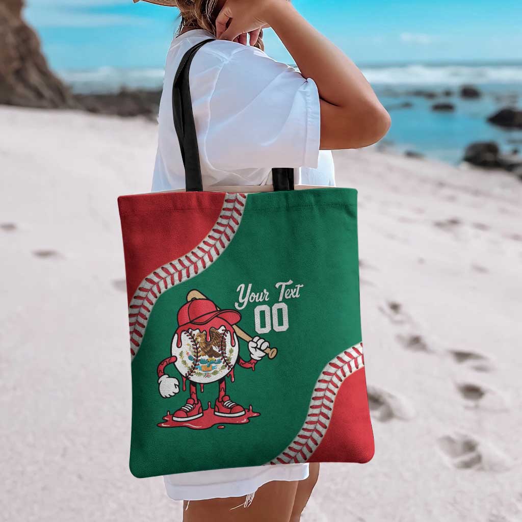 Mexico 2026 Baseball Custom Tote Bag Go Champions Drip Style