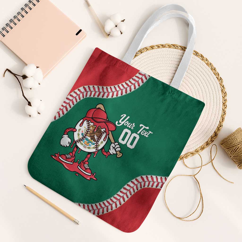 Mexico 2026 Baseball Custom Tote Bag Go Champions Drip Style