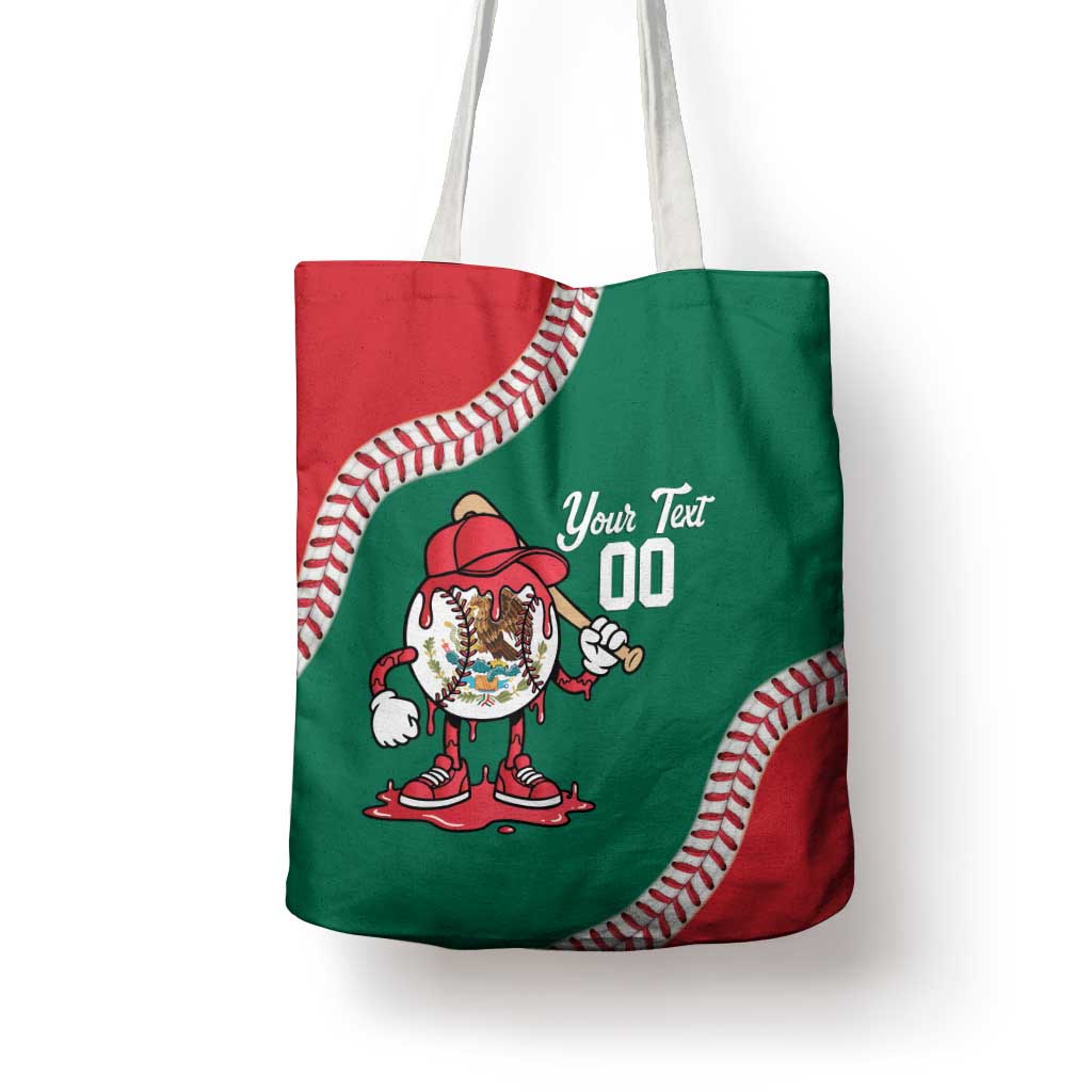 Mexico 2026 Baseball Custom Tote Bag Go Champions Drip Style