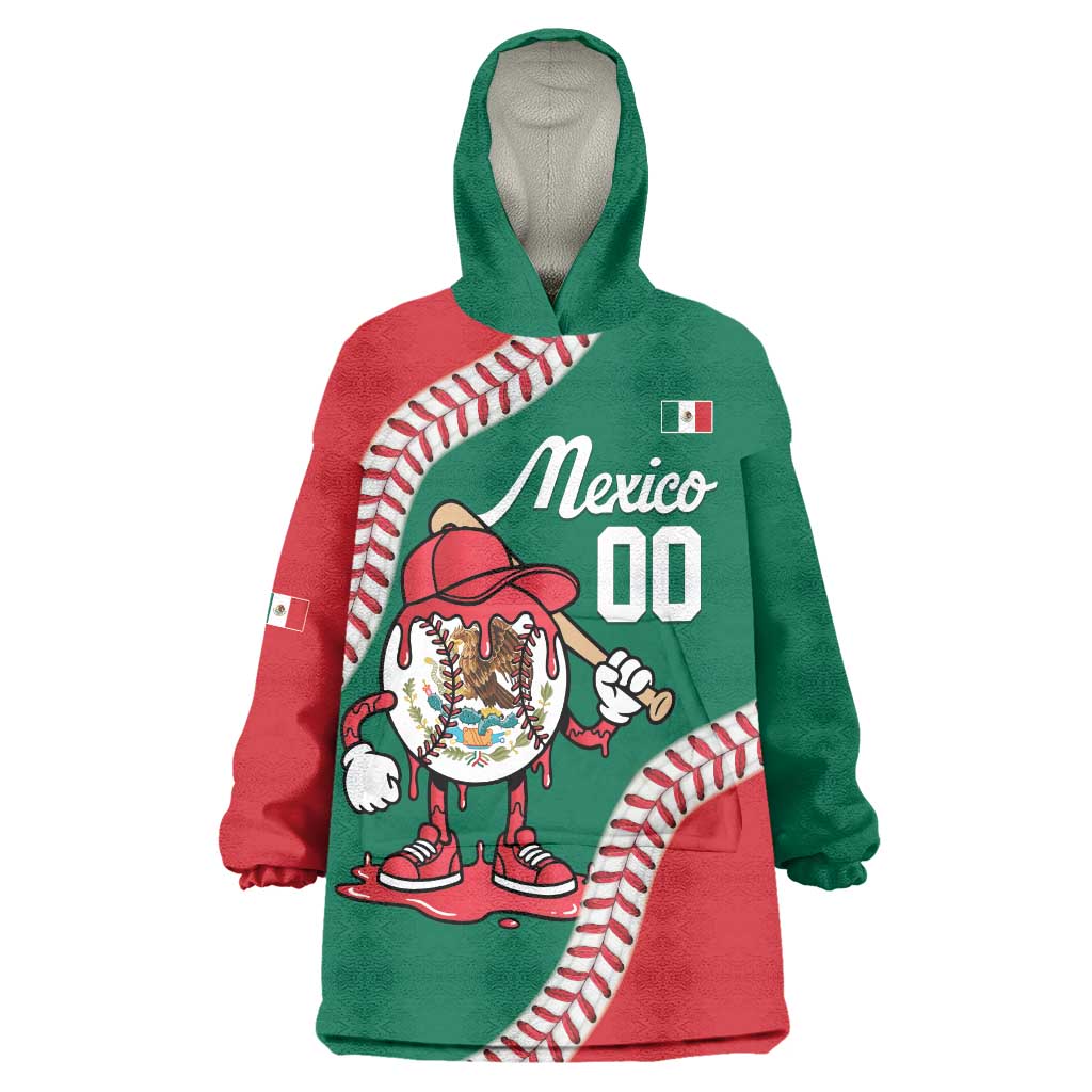 Mexico 2026 Baseball Custom Wearable Blanket Hoodie Go Champions Drip Style