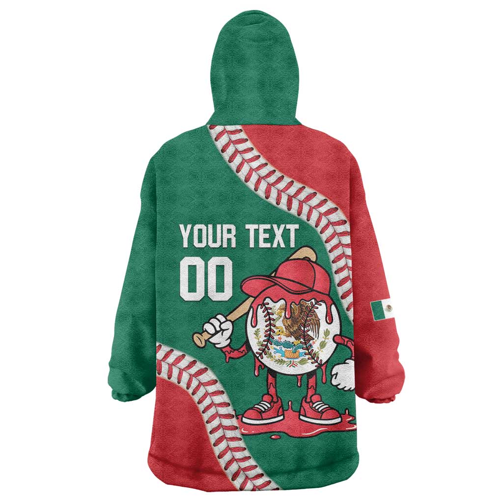 Mexico 2026 Baseball Custom Wearable Blanket Hoodie Go Champions Drip Style