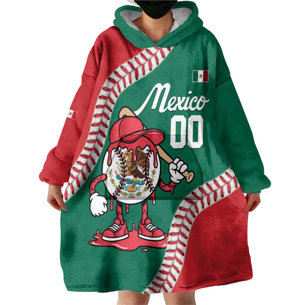 Mexico 2026 Baseball Custom Wearable Blanket Hoodie Go Champions Drip Style