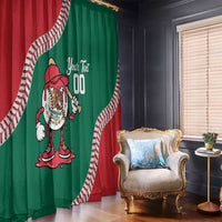 Mexico 2026 Baseball Custom Window Curtain Go Champions Drip Style