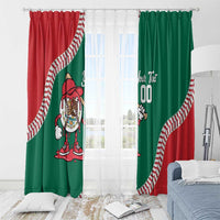 Mexico 2026 Baseball Custom Window Curtain Go Champions Drip Style
