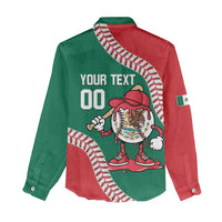Mexico 2026 Baseball Custom Women Casual Shirt Go Champions Drip Style