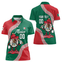 Mexico 2026 Baseball Custom Women Polo Shirt Go Champions Drip Style
