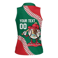 Mexico 2026 Baseball Custom Women Sleeveless Polo Shirt Go Champions Drip Style