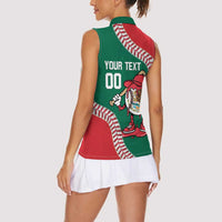 Mexico 2026 Baseball Custom Women Sleeveless Polo Shirt Go Champions Drip Style