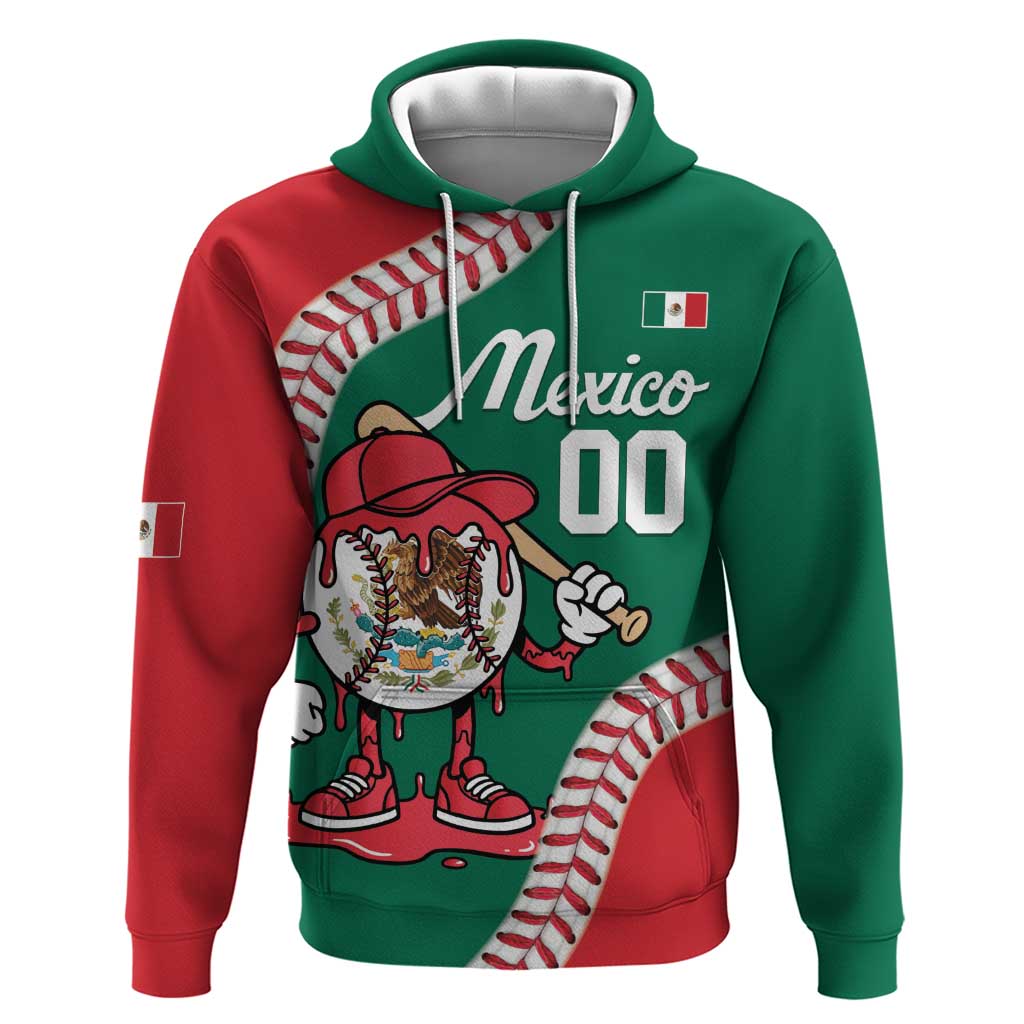 Mexico 2026 Baseball Custom Zip Hoodie Go Champions Drip Style