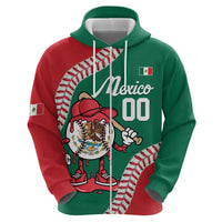 Mexico 2026 Baseball Custom Zip Hoodie Go Champions Drip Style