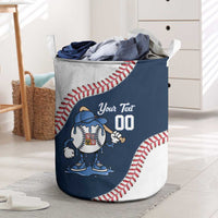 Czech Republic 2026 Baseball Custom Laundry Basket Go Cesko Drip Style