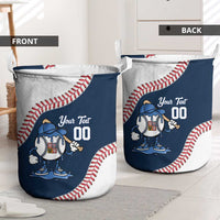 Czech Republic 2026 Baseball Custom Laundry Basket Go Cesko Drip Style