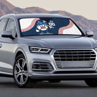 Czech Republic 2026 Baseball Custom Auto Sun Shade Go Cesko Drip Style