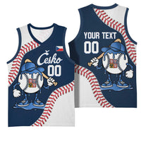 Czech Republic 2026 Baseball Custom Basketball Jersey Go Cesko Drip Style