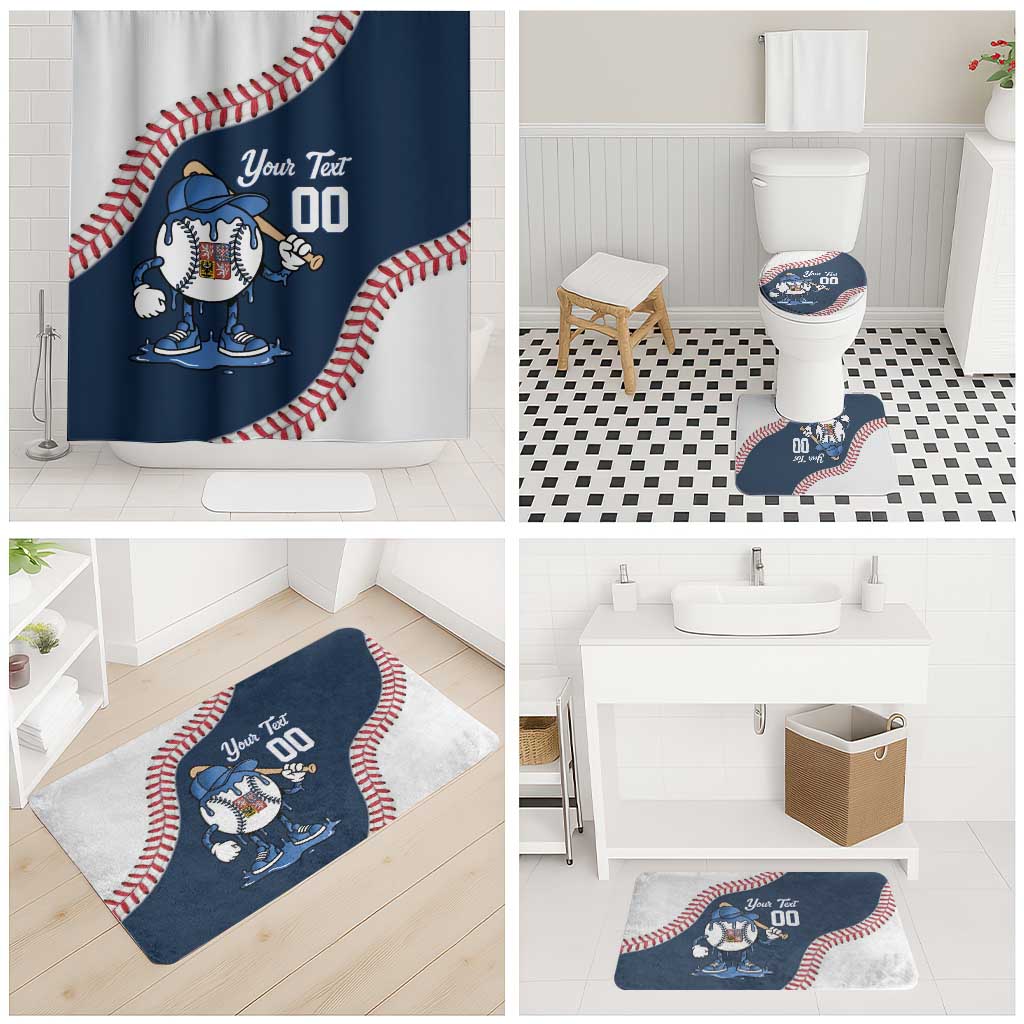 Czech Republic 2026 Baseball Custom Bathroom Set Go Cesko Drip Style