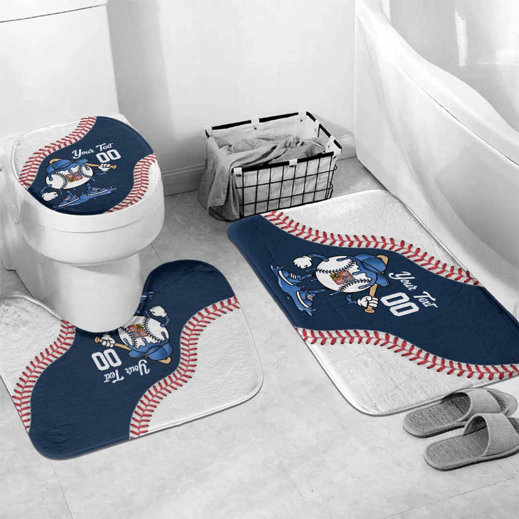 Czech Republic 2026 Baseball Custom Bathroom Set Go Cesko Drip Style