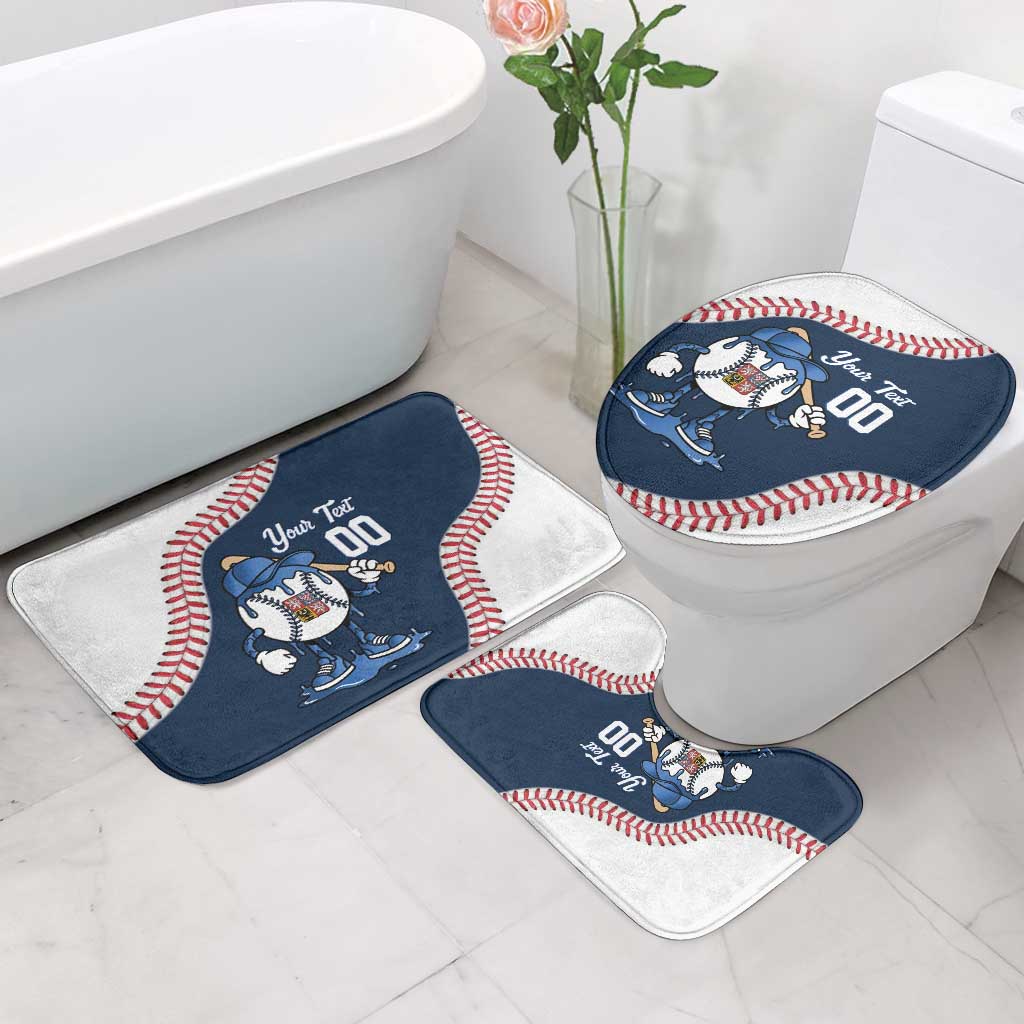 Czech Republic 2026 Baseball Custom Bathroom Set Go Cesko Drip Style