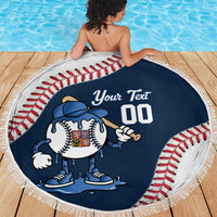 Czech Republic 2026 Baseball Custom Beach Blanket Go Cesko Drip Style