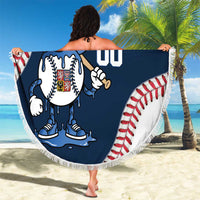 Czech Republic 2026 Baseball Custom Beach Blanket Go Cesko Drip Style