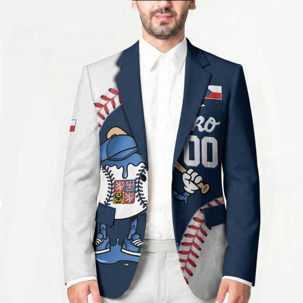 Czech Republic 2026 Baseball Custom Blazer Go Cesko Drip Style