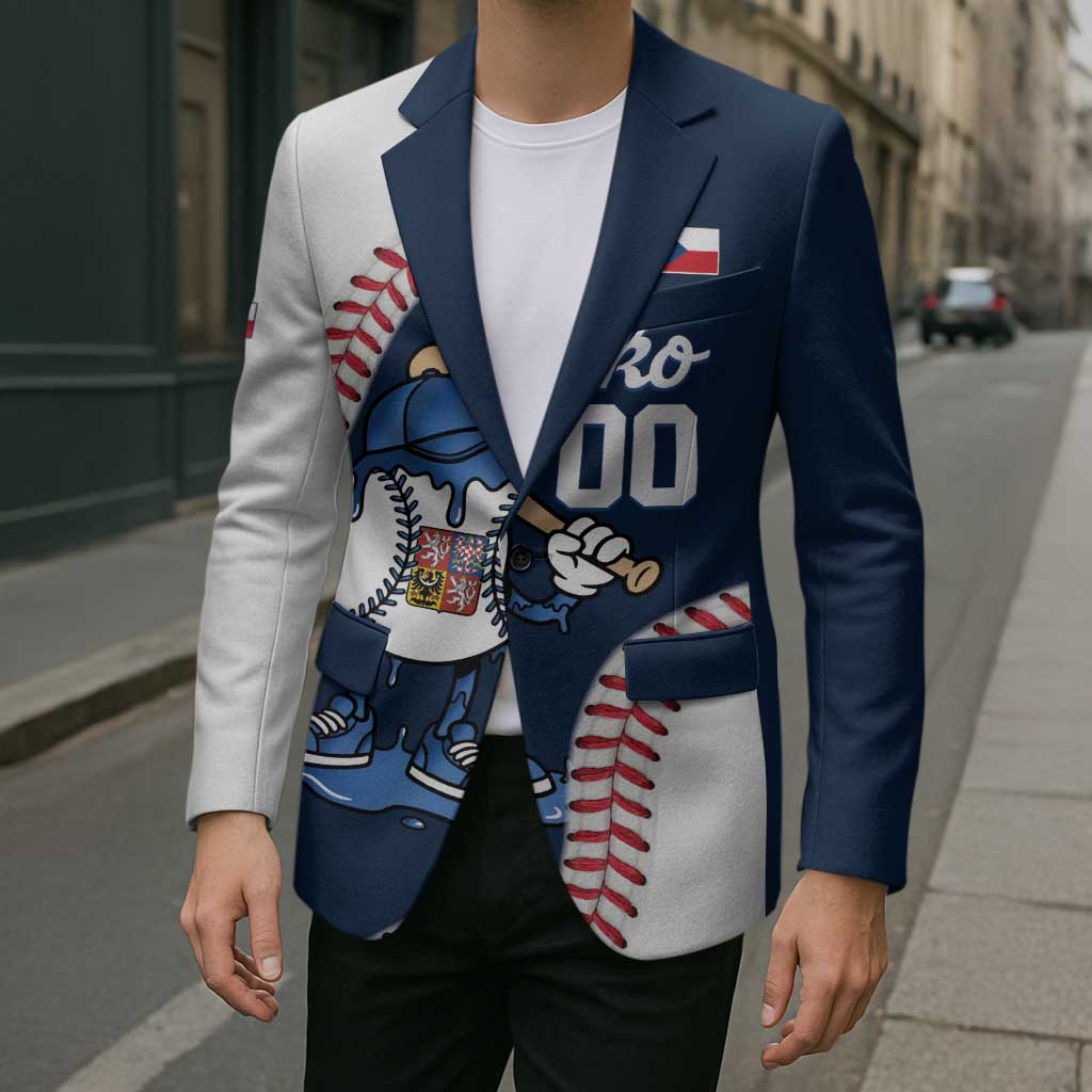 Czech Republic 2026 Baseball Custom Blazer Go Cesko Drip Style