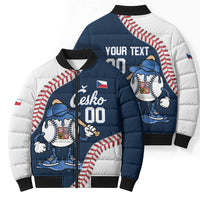 Czech Republic 2026 Baseball Custom Bomber Puffer Jacket Go Cesko Drip Style