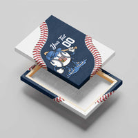 Czech Republic 2026 Baseball Custom Canvas Wall Art Go Cesko Drip Style