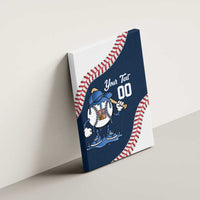 Czech Republic 2026 Baseball Custom Canvas Wall Art Go Cesko Drip Style