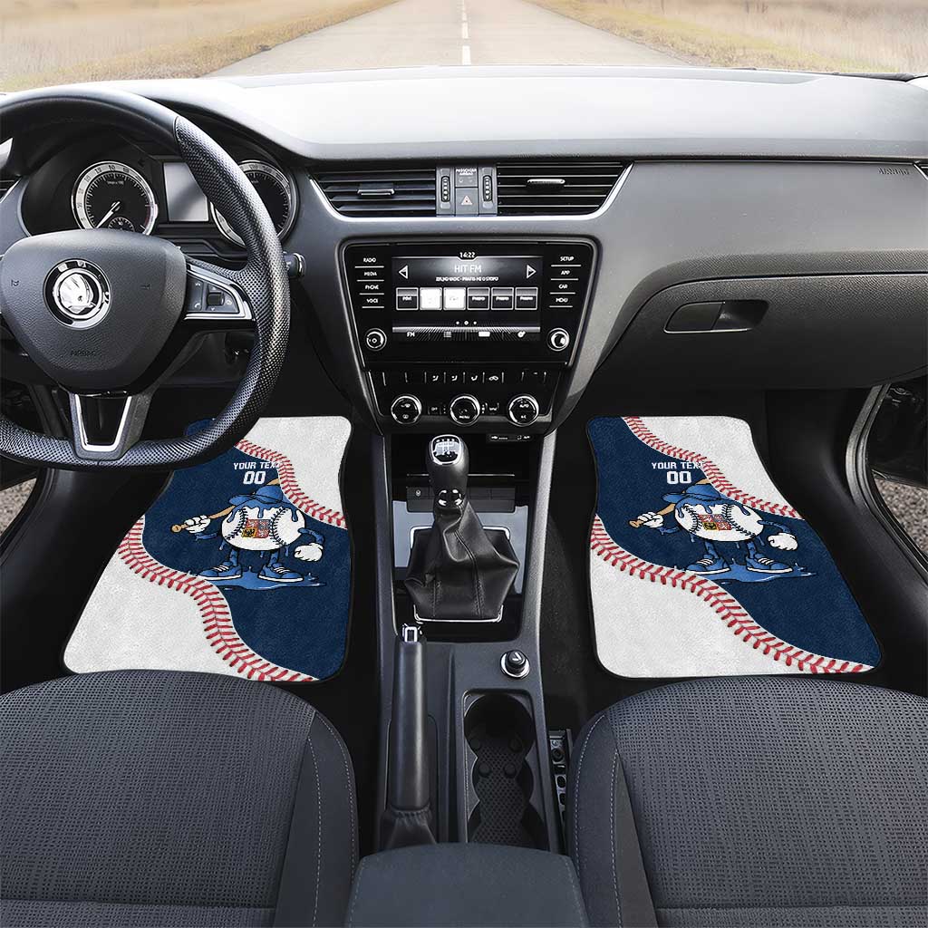 Czech Republic 2026 Baseball Custom Car Mats Go Cesko Drip Style