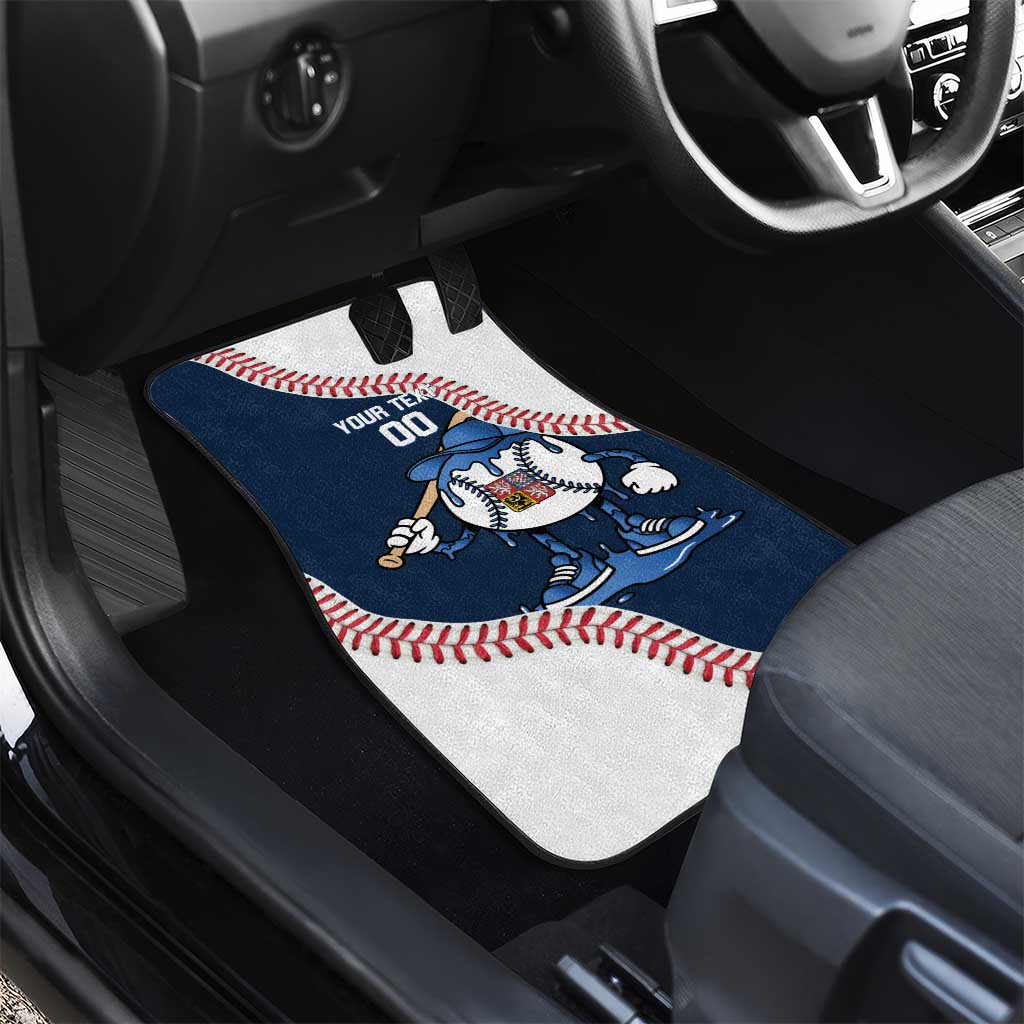 Czech Republic 2026 Baseball Custom Car Mats Go Cesko Drip Style
