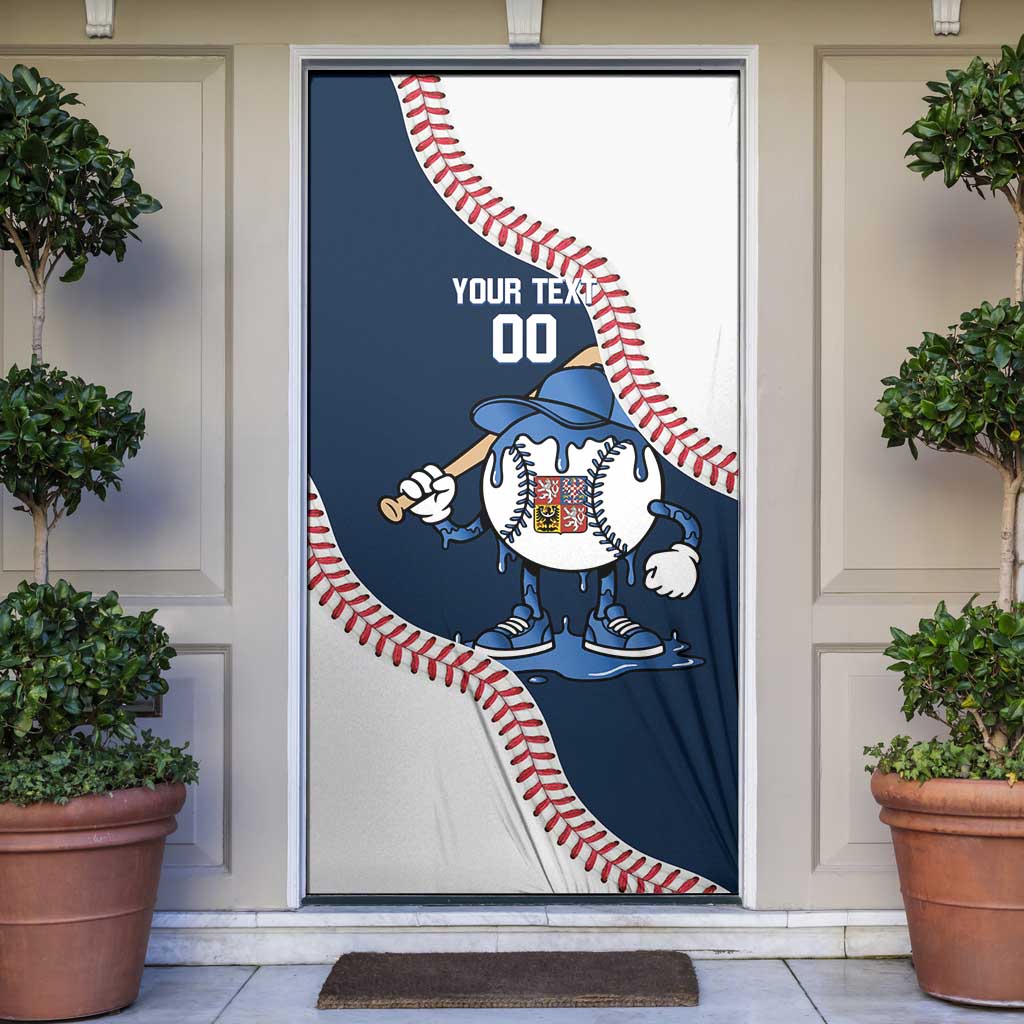 Czech Republic 2026 Baseball Custom Door Cover Go Cesko Drip Style