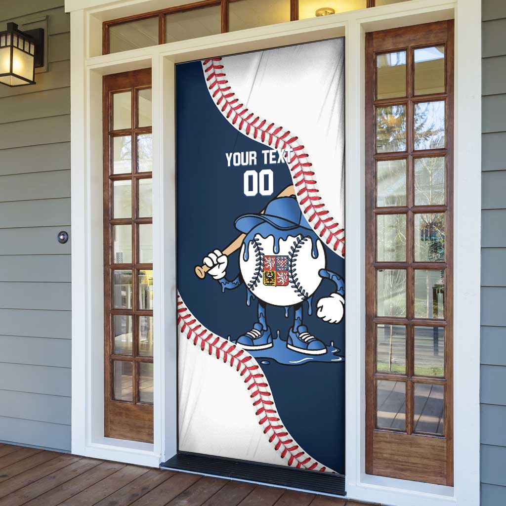 Czech Republic 2026 Baseball Custom Door Cover Go Cesko Drip Style