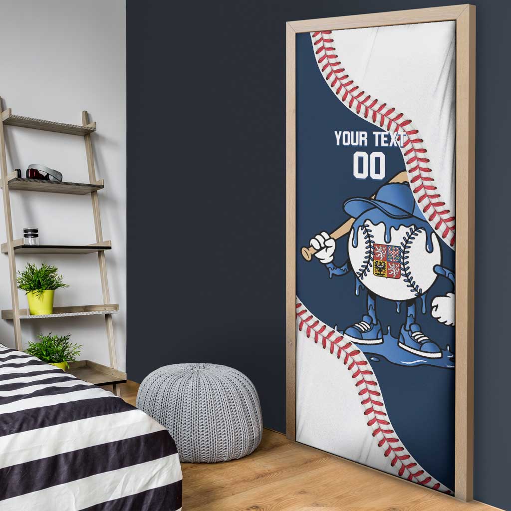Czech Republic 2026 Baseball Custom Door Cover Go Cesko Drip Style