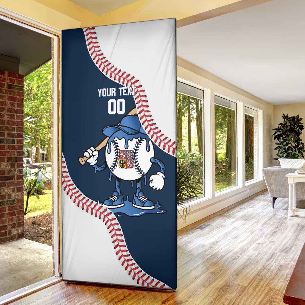 Czech Republic 2026 Baseball Custom Door Cover Go Cesko Drip Style