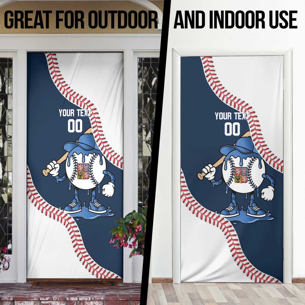 Czech Republic 2026 Baseball Custom Door Cover Go Cesko Drip Style