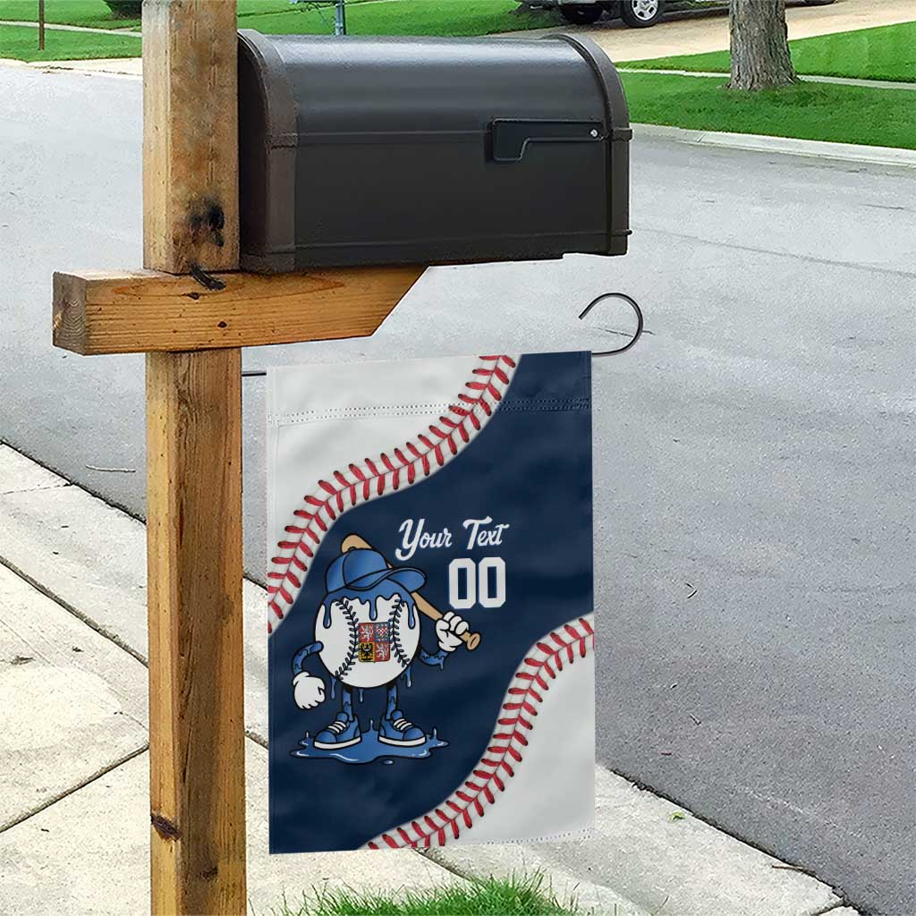 Czech Republic 2026 Baseball Custom Garden Flag Go Cesko Drip Style