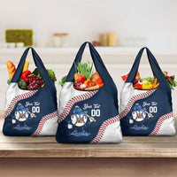 Czech Republic 2026 Baseball Custom Grocery Bag Go Cesko Drip Style