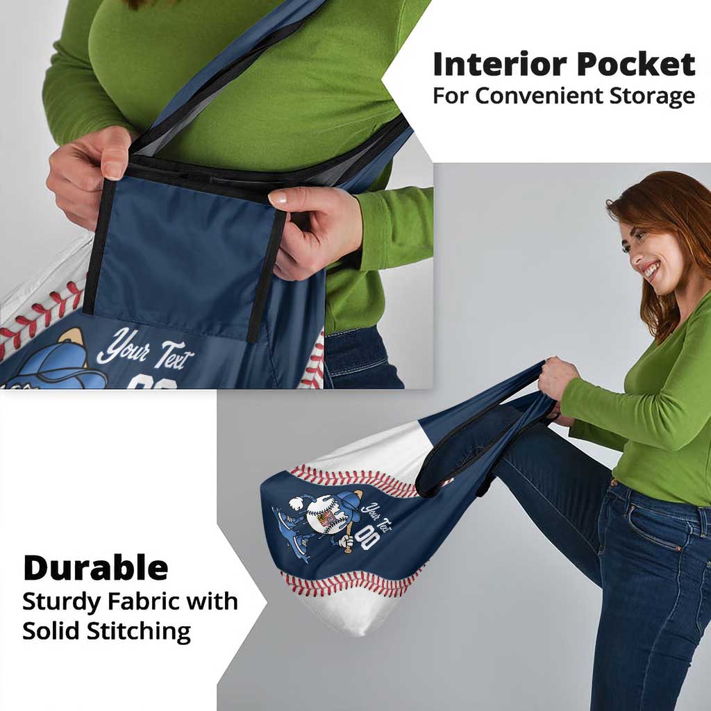 Czech Republic 2026 Baseball Custom Grocery Bag Go Cesko Drip Style