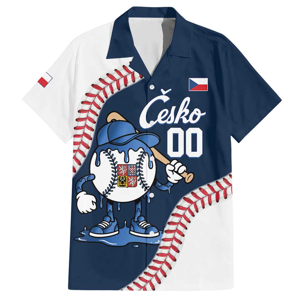 Czech Republic 2026 Baseball Custom Hawaiian Shirt Go Cesko Drip Style