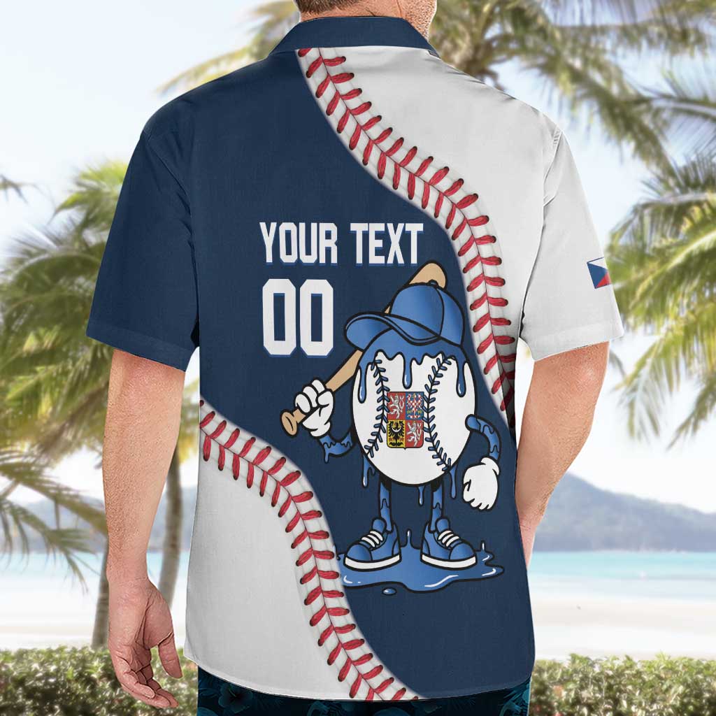 Czech Republic 2026 Baseball Custom Hawaiian Shirt Go Cesko Drip Style