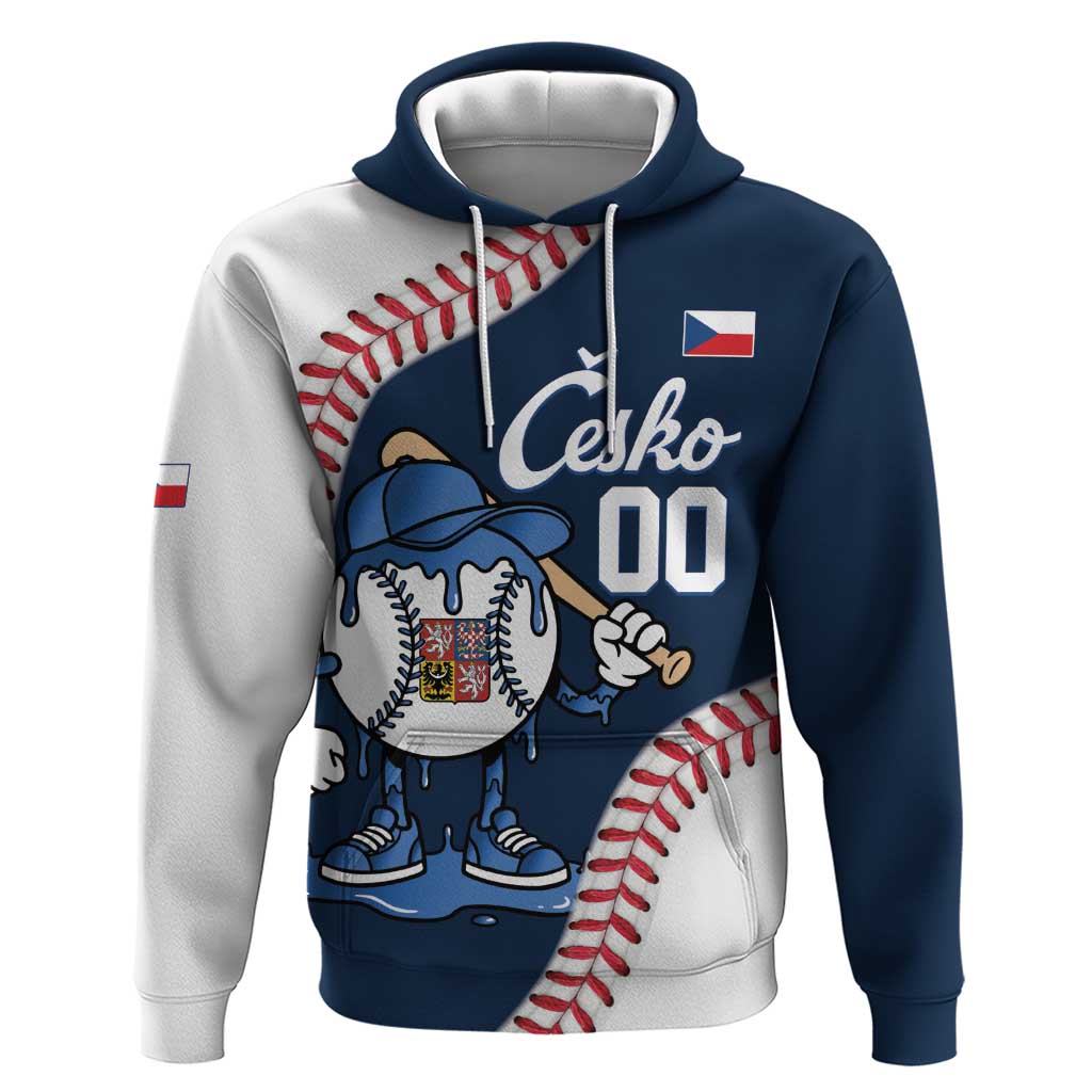 Czech Republic 2026 Baseball Custom Hoodie Go Cesko Drip Style