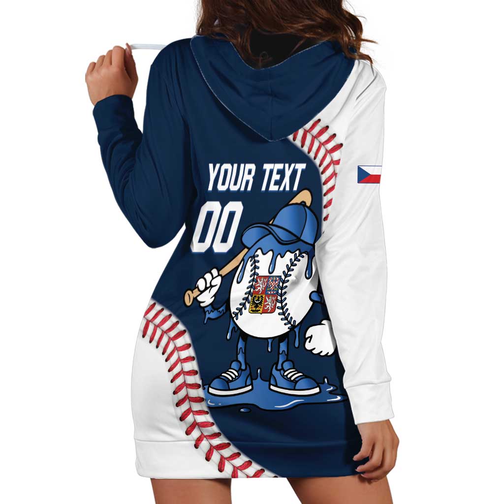Czech Republic 2026 Baseball Custom Hoodie Dress Go Cesko Drip Style