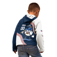 Czech Republic 2026 Baseball Custom Kid Hoodie Go Cesko Drip Style