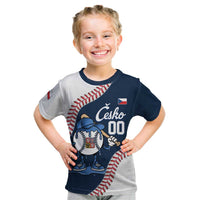 Czech Republic 2026 Baseball Custom Kid T Shirt Go Cesko Drip Style