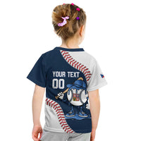 Czech Republic 2026 Baseball Custom Kid T Shirt Go Cesko Drip Style
