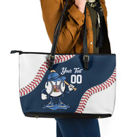 Czech Republic 2026 Baseball Custom Leather Tote Bag Go Cesko Drip Style