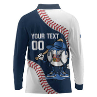 Czech Republic 2026 Baseball Custom Long Sleeve Polo Shirt Go Cesko Drip Style
