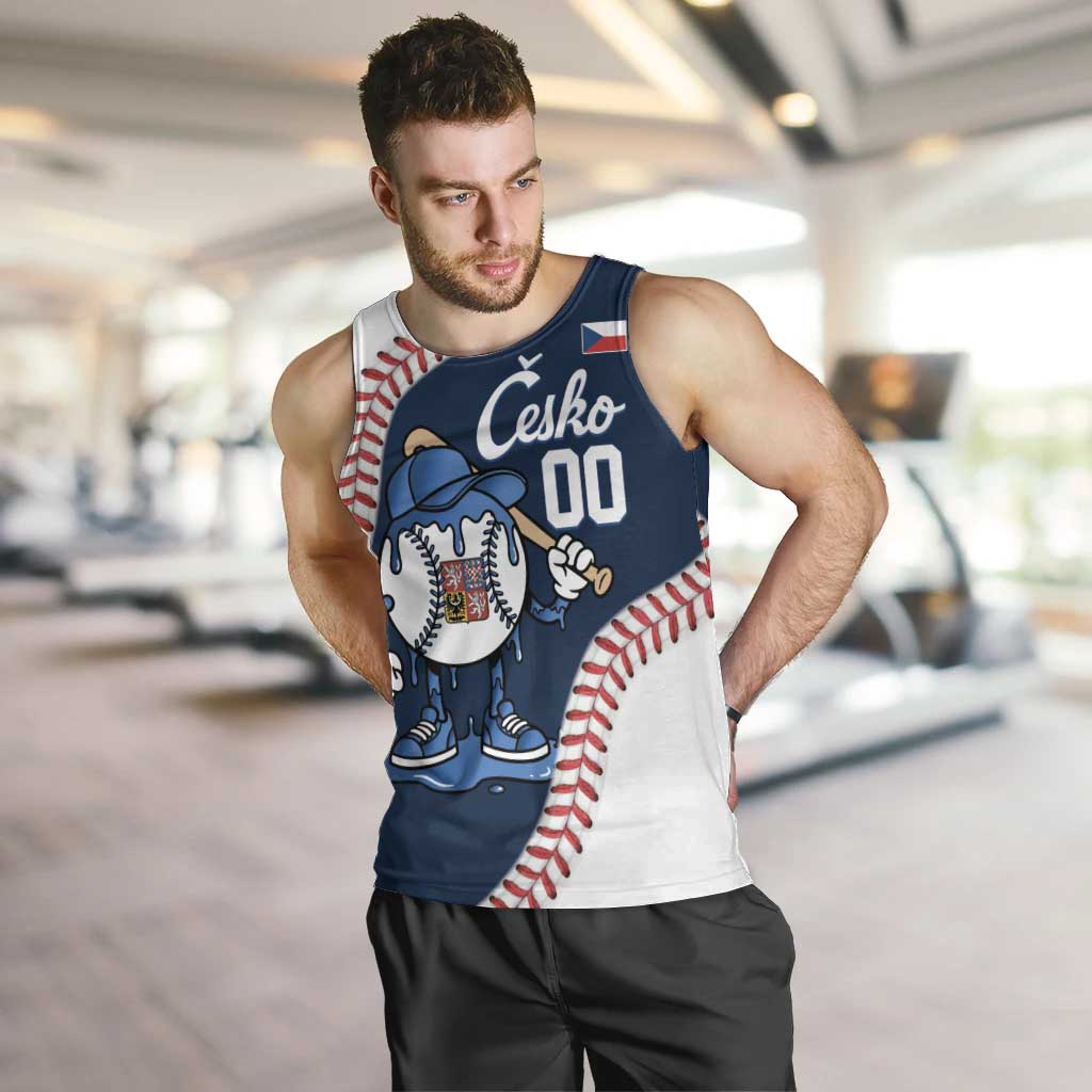 Czech Republic 2026 Baseball Custom Men Tank Top Go Cesko Drip Style